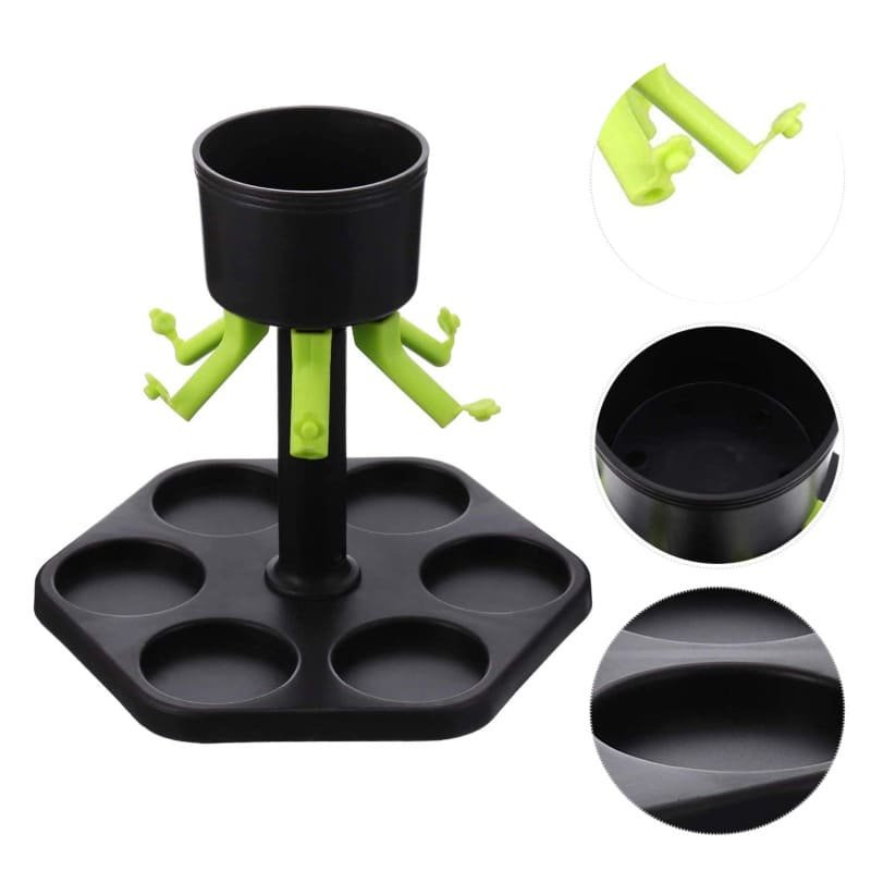 6er Shot Verteiler- einzeln verschließbar inkl. 6 Gläser, Shotdispenser, Schnapsglas Spender - Afbeelding 3