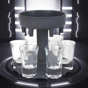 6 shot verdeler, shot dispenser, shot glas dispenser, shot glas houder voor het dragen