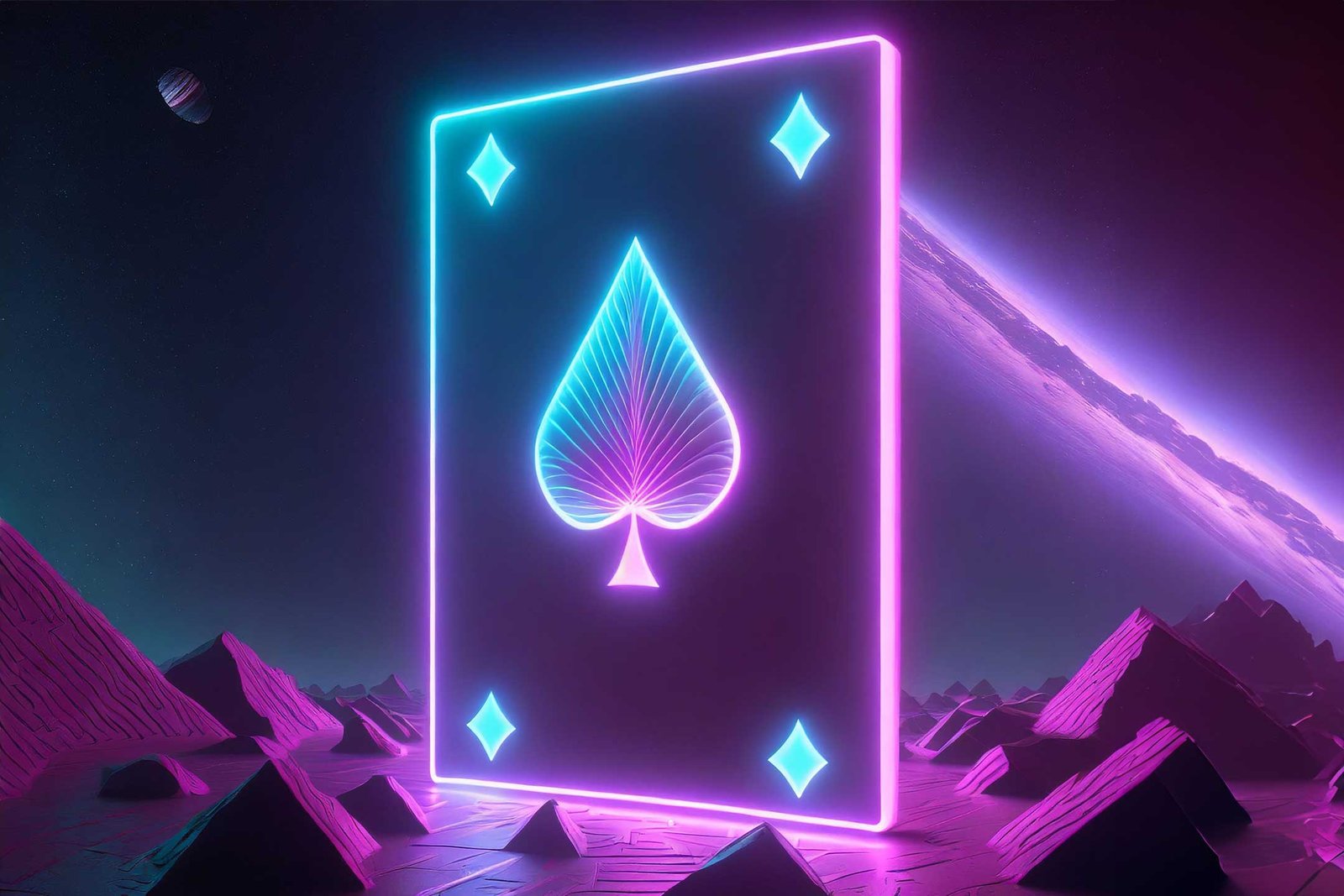 Pokerkaart in Galaxy