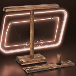Ring toss drinkspel 2 spelers - ring toss houten werphaak spel